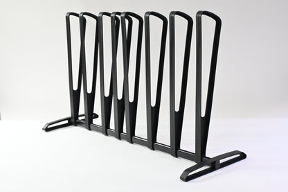 Yescom 4 Pairs Black Metal & Plastic Boot Rack 17.1 Inch Tall