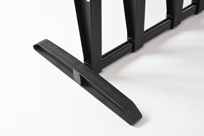 Yescom 4 Pairs Black Metal & Plastic Boot Rack 17.1 Inch Tall