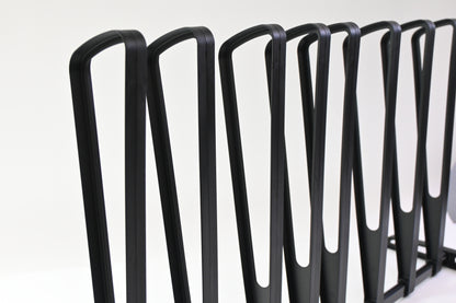 Yescom 4 Pairs Black Metal & Plastic Boot Rack 17.1 Inch Tall