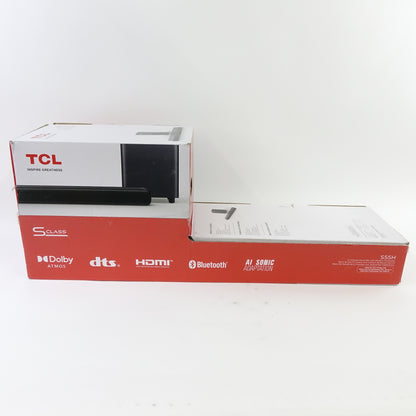 TCL S55H 2.1 Sound Bar Wireless Subwoofer Dolby Atmos DTS 220W Bluetooth