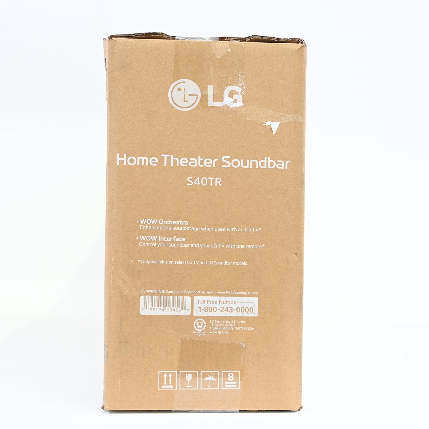 LG S40TR Home Theater Soundbar 4.1 Channel Dolby Audio w Rear Speakers