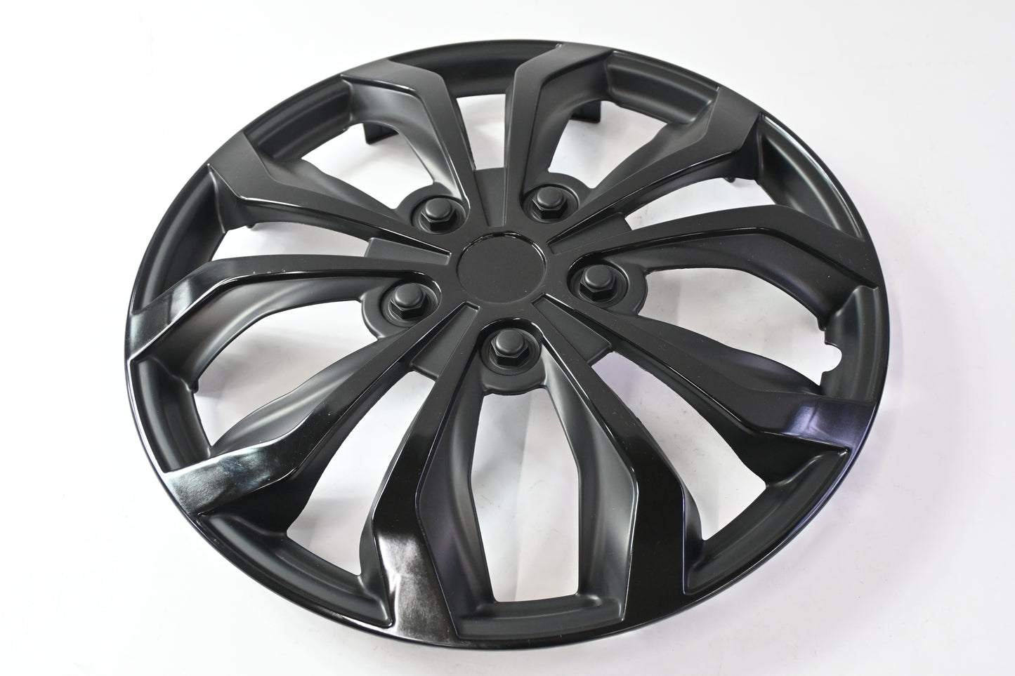 Pilot Automotive WH553-16GB-B 16" Spyder Gunmetal Grey & Black Hubcap - Set Of 4