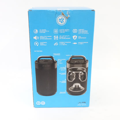 JLab Epic Party Bluetooth Speaker SBEPICRBLK21 100W Waterproof Black - Open Box