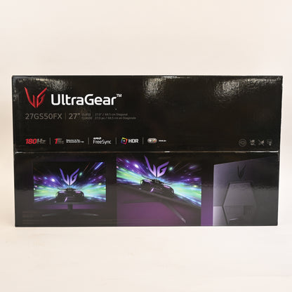 LG 27" UltraGear FHD 180Hz Gaming Monitor with AMD FreeSync