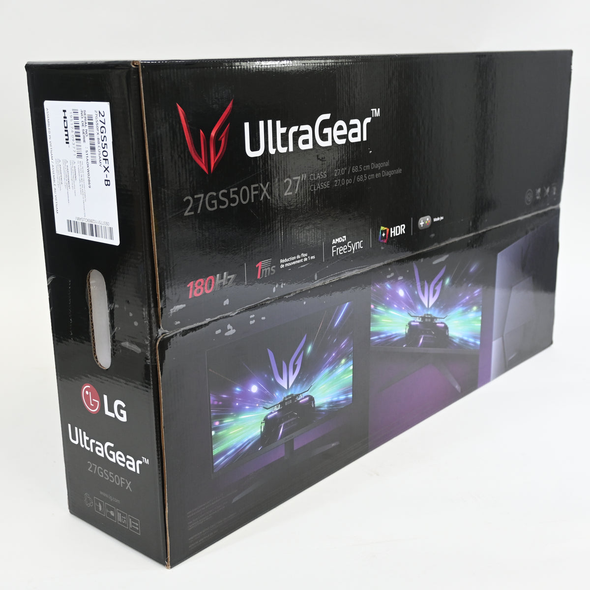 LG 27" UltraGear FHD 180Hz Gaming Monitor with AMD FreeSync