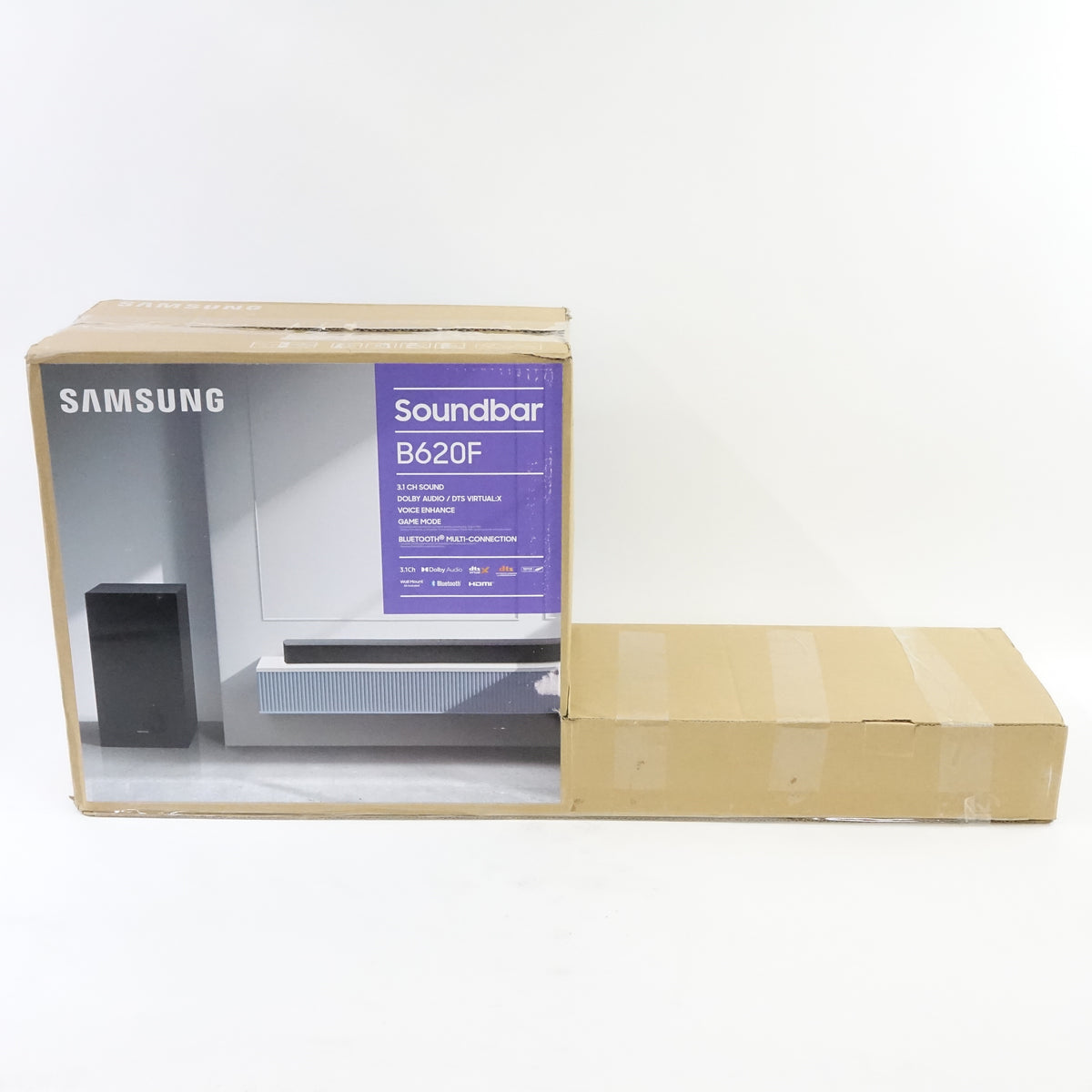 Samsung HW-B620F 3.1 Channel Soundbar w Wireless Subwoofer Dolby Audio