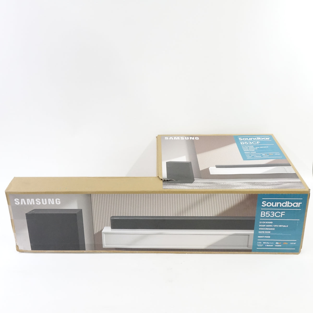 Samsung HW-B53CF 2.1 Channel Soundbar Wireless Subwoofer Dolby Audio DTS:X