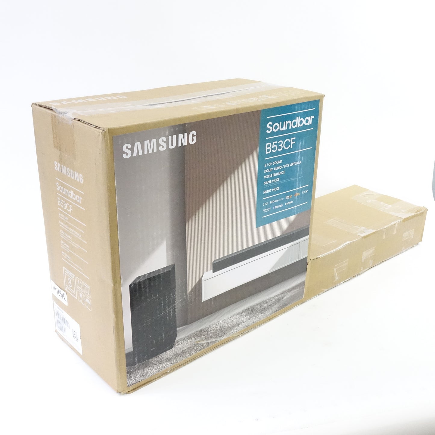 Samsung HW-B53CF 2.1 Channel Soundbar Wireless Subwoofer Dolby Audio DTS:X