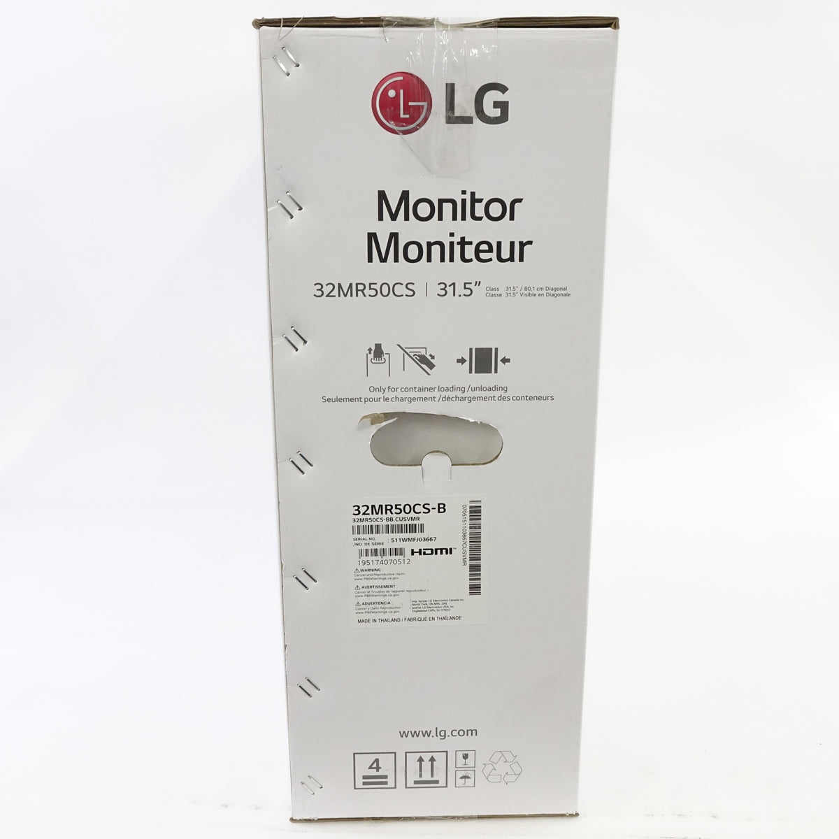 LG 32MR50C 32" Curved FHD Monitor 100Hz AMD FreeSync HDMI Black