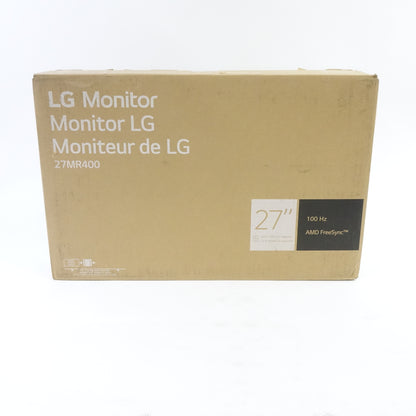 LG 27MR400-B 27" FHD IPS Monitor 100Hz AMD FreeSync Borderless HDMI Black