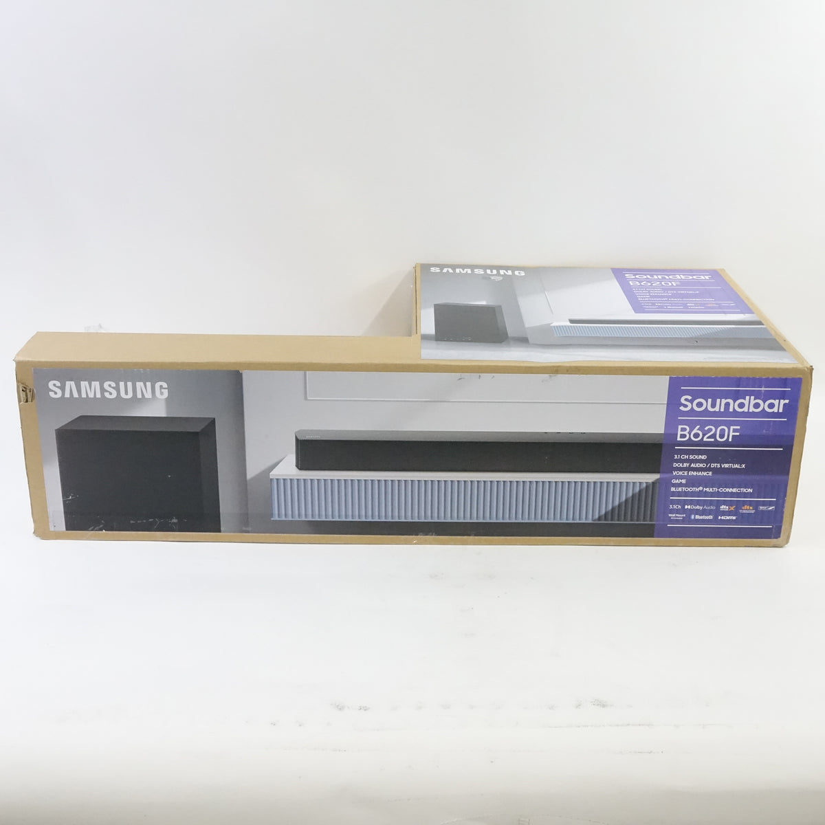 Samsung HW-B620F 3.1 Channel Soundbar w Wireless Subwoofer Dolby Audio