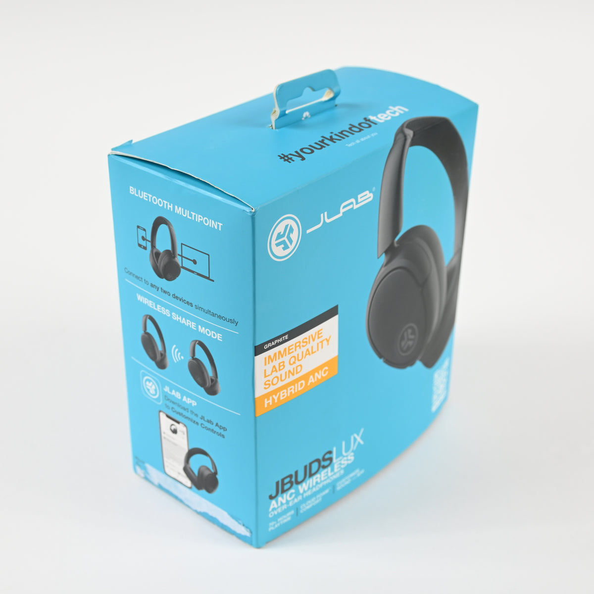 JLab JBuds Lux ANC Wireless Over Ear Headphones HBJLUXANCRGPH62 - Grade A