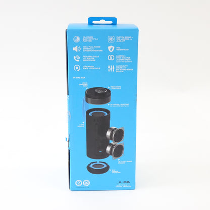 JLab Go Party Bluetooth Speaker SBGORBLK82 RGB Waterproof Black