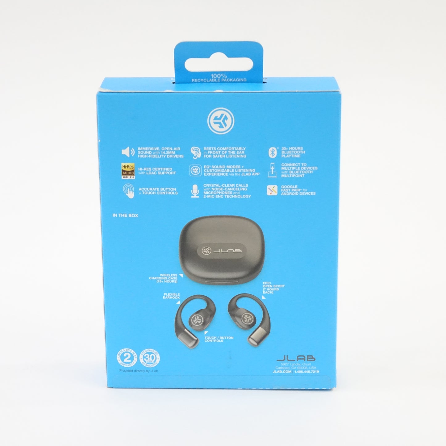 JLab JBuds Party Bluetooth Speaker 30W RGB Waterproof Wireless Portable
