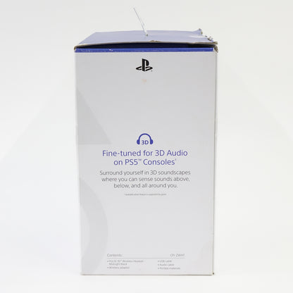 Sony PULSE 3D Wireless Headset Midnight Black PS5 PS4 PC 3006397