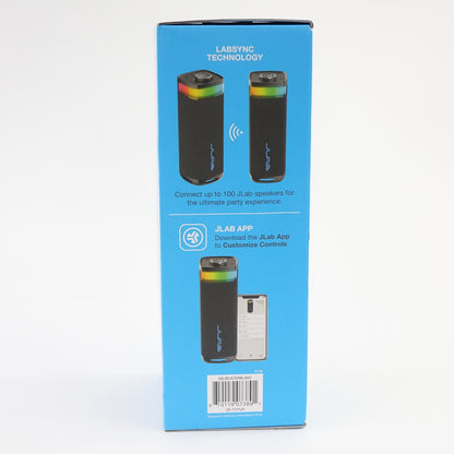 JLab Go Party Bluetooth Speaker RGB Waterproof Portable Wireless