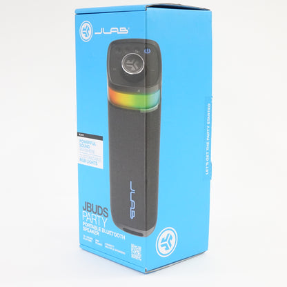 JLab Go Party Bluetooth Speaker RGB Waterproof Portable Wireless