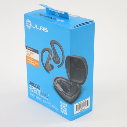 JBuds Sport ANC 4 True Wireless Earbuds Graphite Noise Canceling IP66 - Grade A