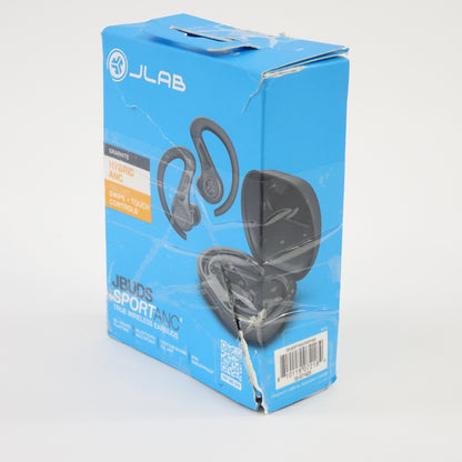 JBuds Sport ANC 4 True Wireless Earbuds Graphite Noise Canceling IP66 - Grade A