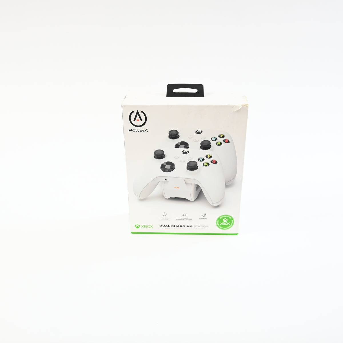 PowerA Duo Charging Station for Xbox Series X|S - White, Wireless Controller Charging, Rechargeable Battery