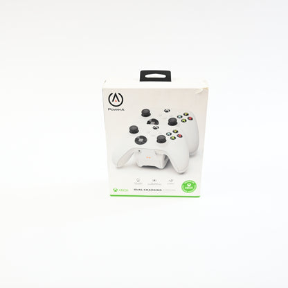 PowerA Duo Charging Station for Xbox Series X|S - White, Wireless Controller Charging, Rechargeable Battery
