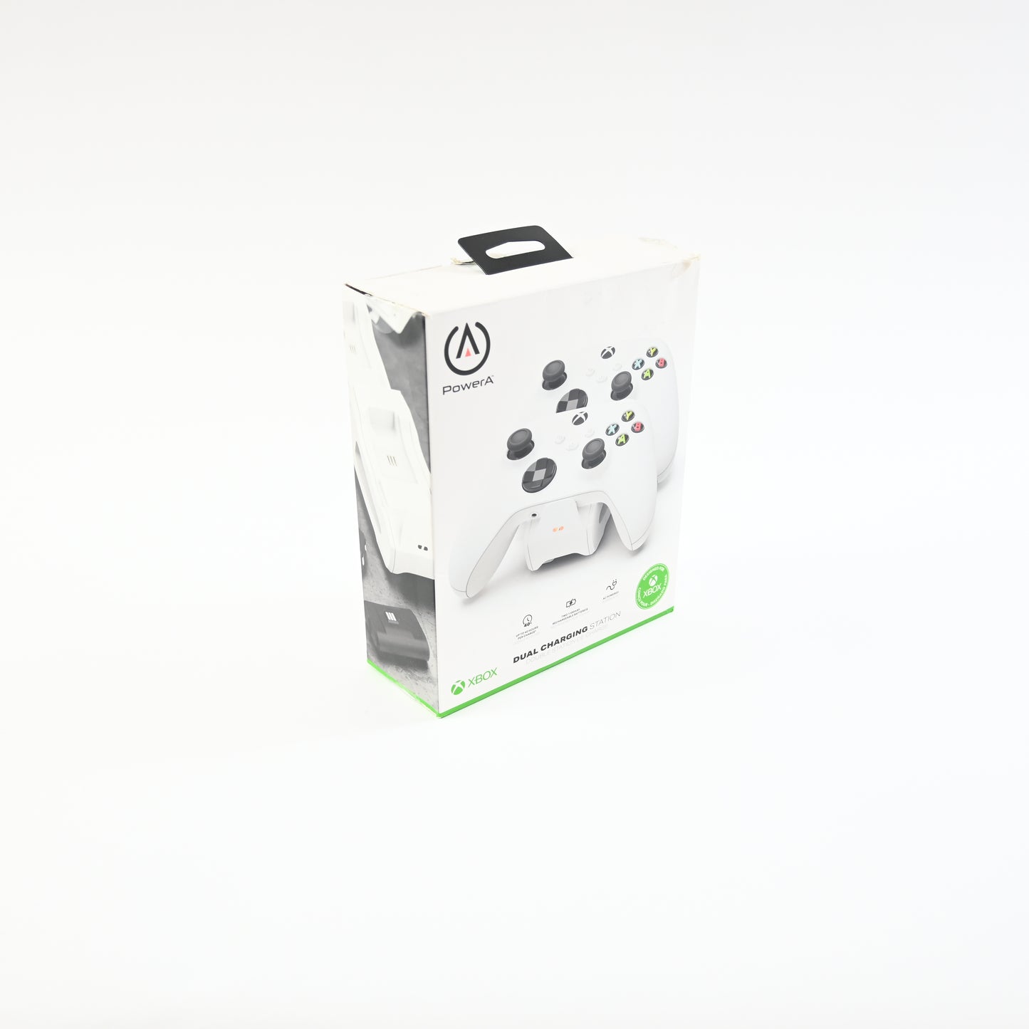 PowerA Duo Charging Station for Xbox Series X|S - White, Wireless Controller Charging, Rechargeable Battery