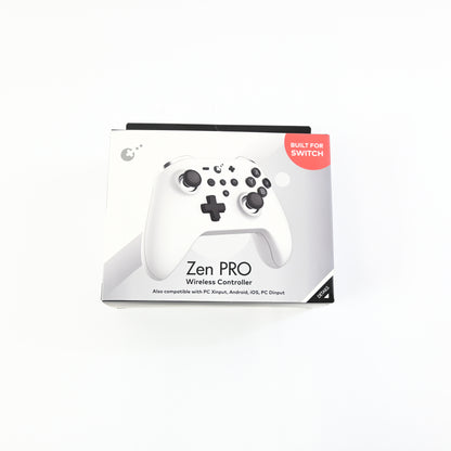 Zen Pro Wireless Controller White Nintendo Switch PC Mac Android iOS - Open Box