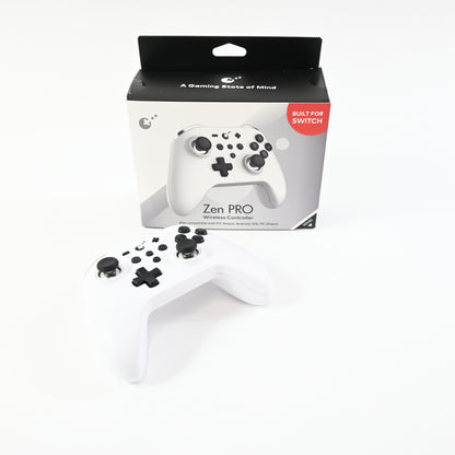 Zen Pro Wireless Controller White Nintendo Switch PC Mac Android iOS - Open Box