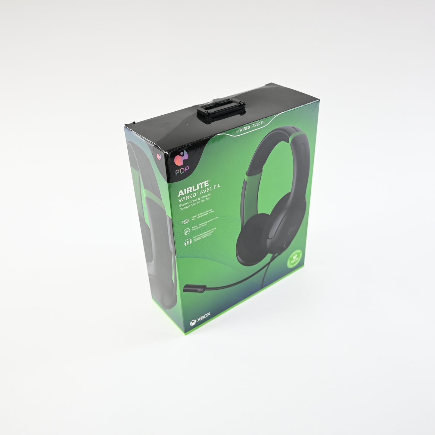 PDP AIRLITE Wired Gaming Headset Black/Green Xbox Series X|S Xbox One PC