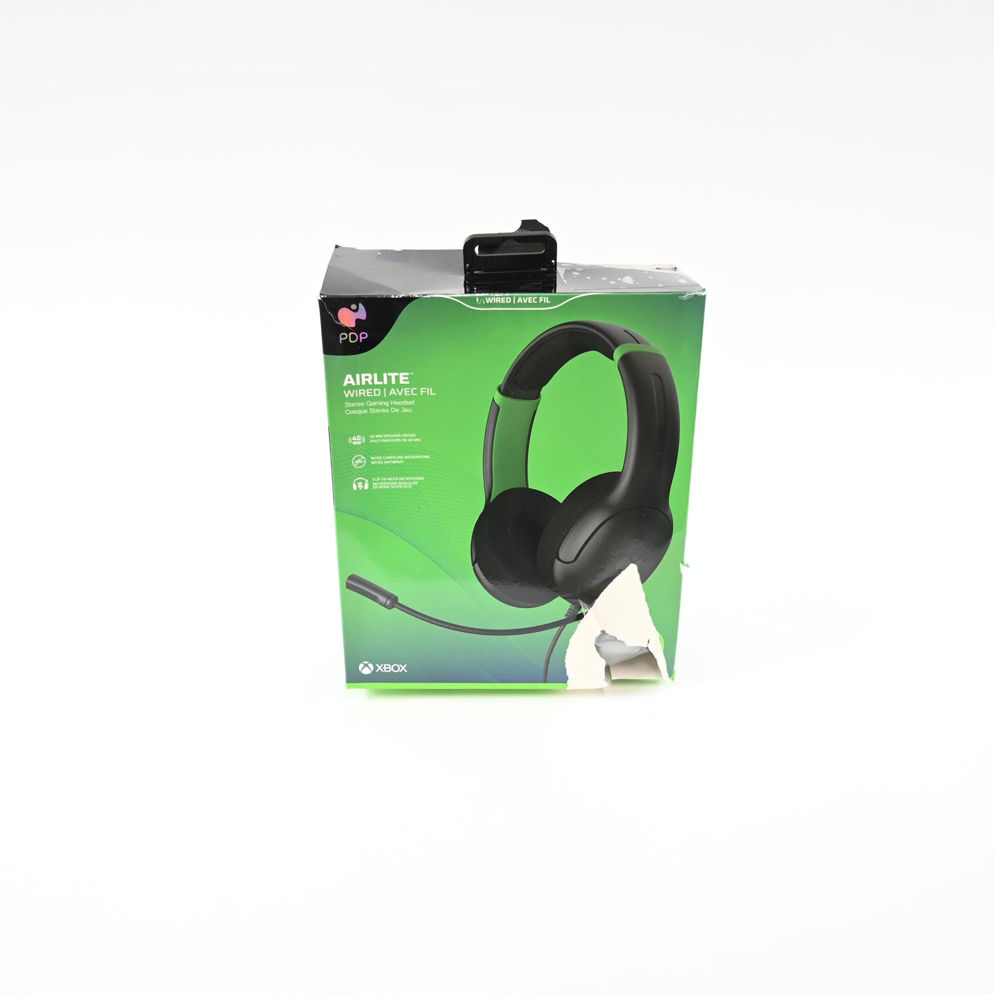 PDP AIRLITE Wired Gaming Headset Black/Green Xbox Series X|S Xbox One PC