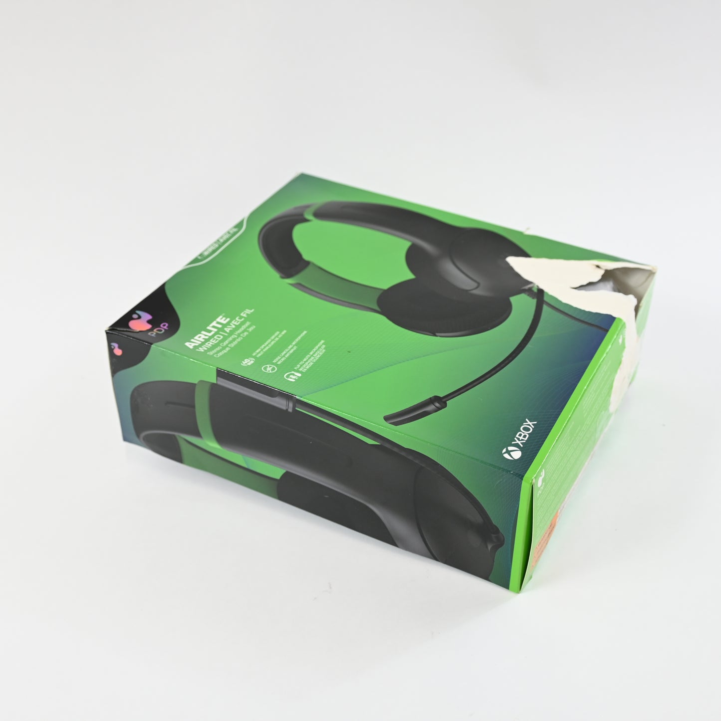 PDP AIRLITE Wired Gaming Headset Black/Green Xbox Series X|S Xbox One PC