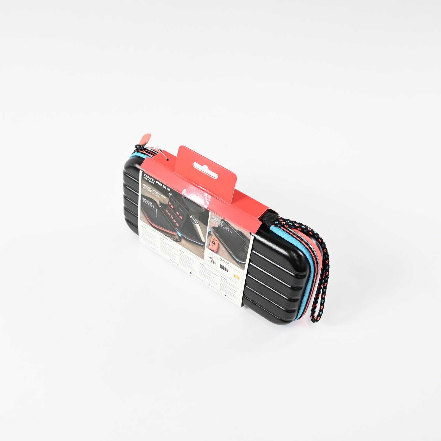 PowerA Slim Travel Pro Case Nintendo Switch OLED Lite Red Blue Hard Shell