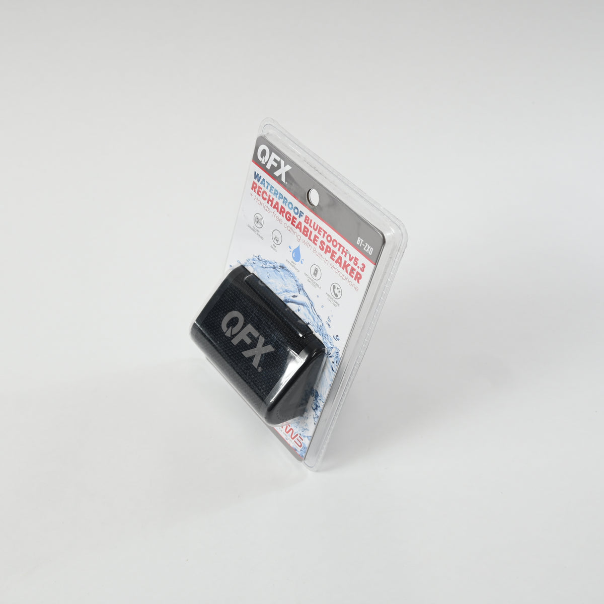 BT-ZX0 Mini Bluetooth Speaker IPX7 Waterproof Portable Wireless Black - New