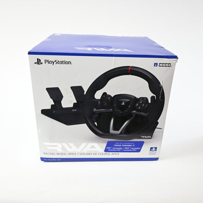 HORI Racing Wheel Apex PS5 PS4 PC Steering Wheel Pedals Sony Licensed - Open Box