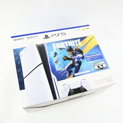 Sony PlayStation 5 PS5 Console 1TB Fortnite Flowering Chaos Bundle White