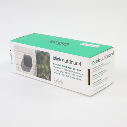 Blink 2 Pack Outdoor 4 Camera Mini Camera & Video Doorbell 2nd - Open Box
