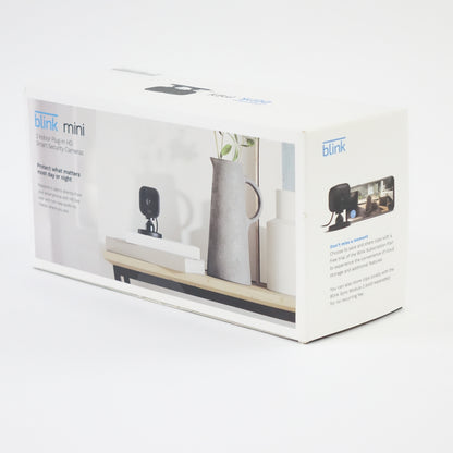 Blink Mini Indoor Security Camera 3 Pack Motion Detection Alexa Black