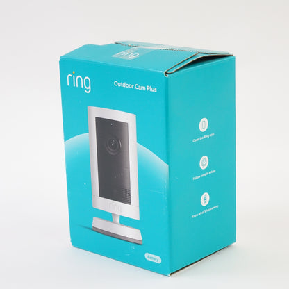 Ring Outdoor Cam Plus with Indoor Pan Tilt Camera Digital Camera - Open Box