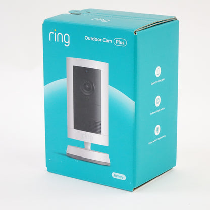 Ring Outdoor Cam Plus with Indoor Pan Tilt Camera Digital Camera - New
