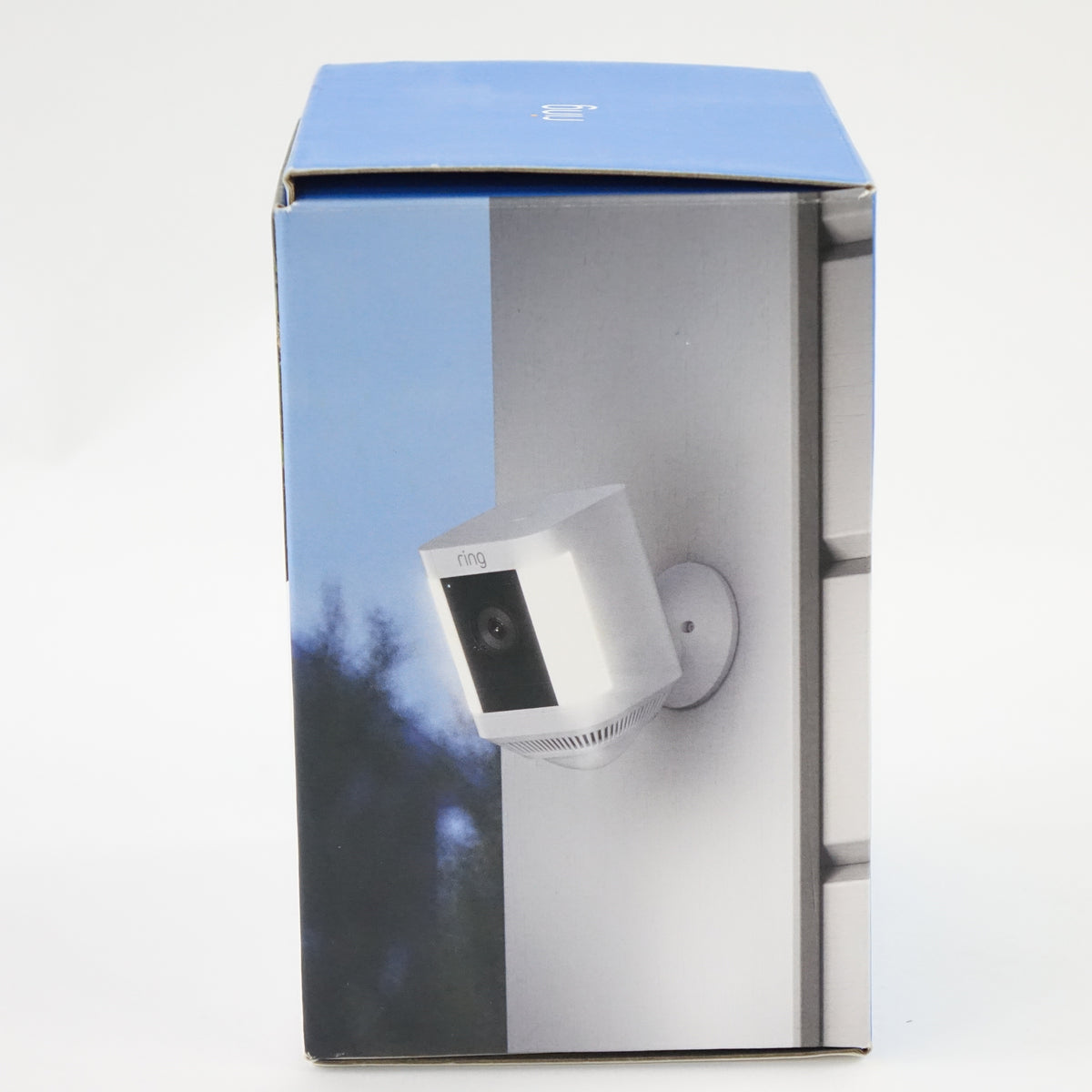 Ring Spotlight Cam Plus Battery White 1080p HD Security Camera Alexa - Open Box