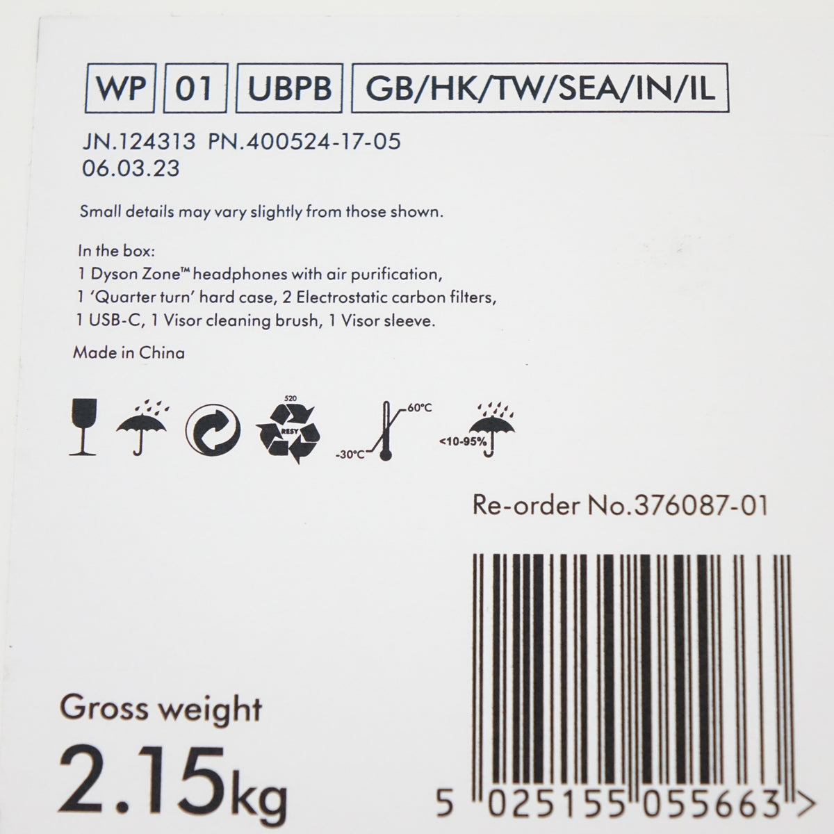 Dyson Zone Air Purifying Headphones Ultra Blue Prussian Blue Noise Canceling
