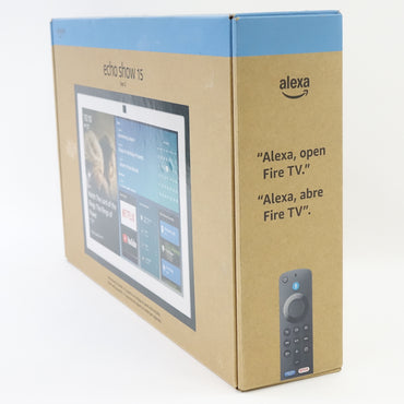 Amazon Echo Show 15 Smart Display 15.6" Full HD Alexa Fire TV Black - Grade A