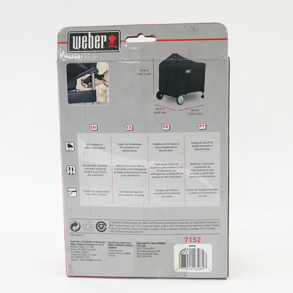 Weber 7152 Premium Grill Cover Performer Premium Deluxe 22" Charcoal
