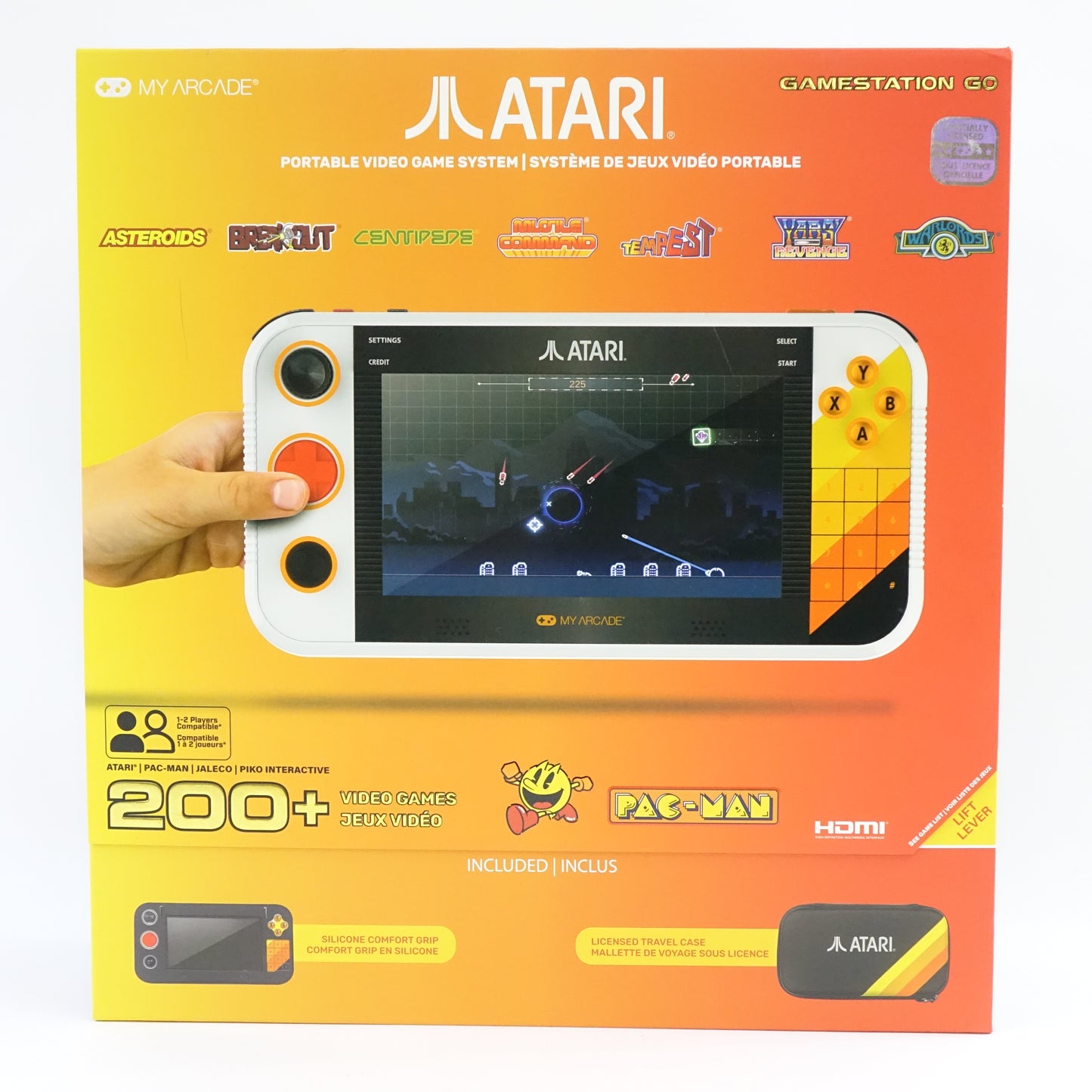 My Arcade Atari Gamestation Go Bundle 200+ Games Handheld Retro Console