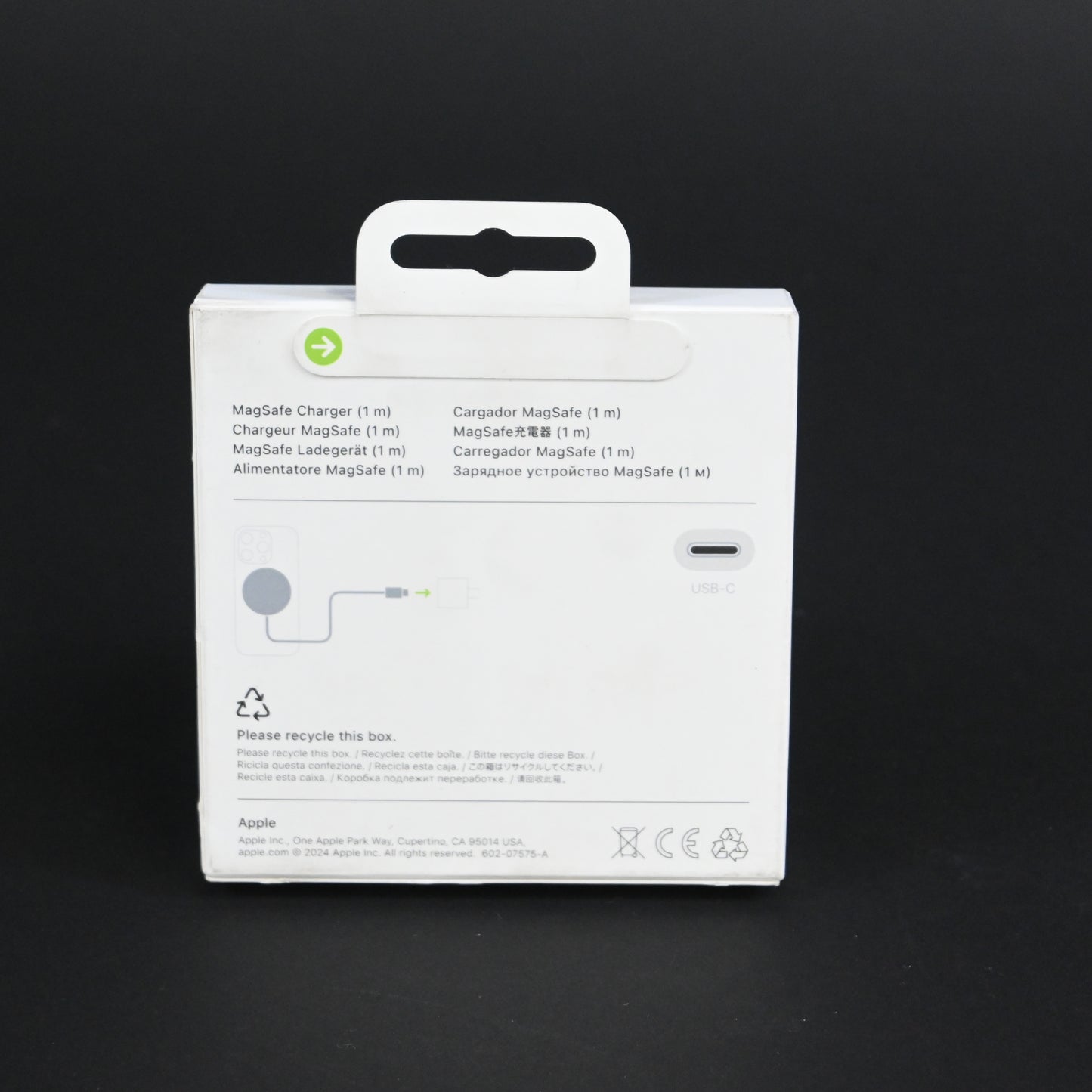 Apple MagSafe Charger 1M USB-C Magnetic Wireless Charger White MX6X3LL/A - New