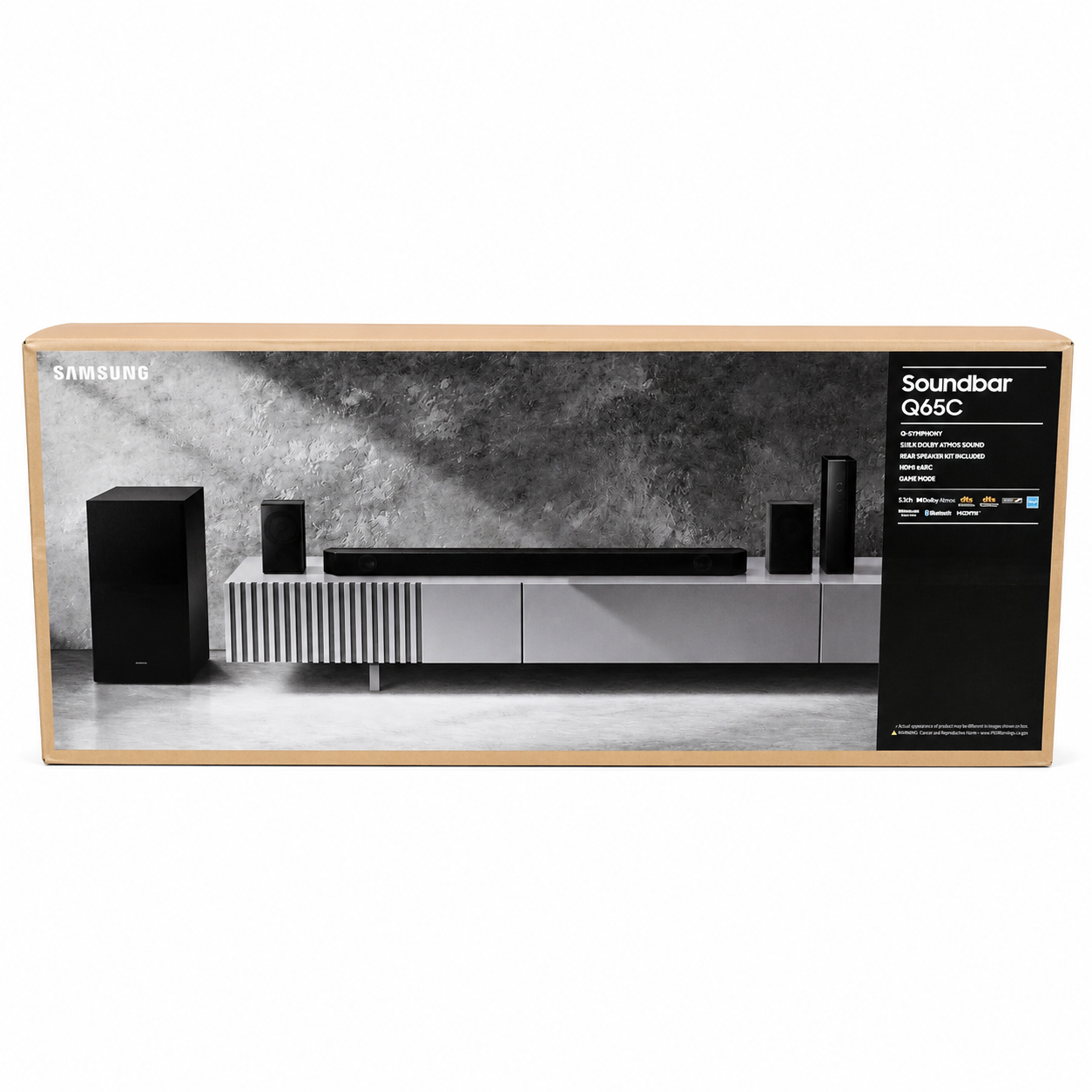 SAMSUNG 5.1 Channel Sound Bar Wireless Dolby bluetooth HW-Q65C/ZA - Open Box