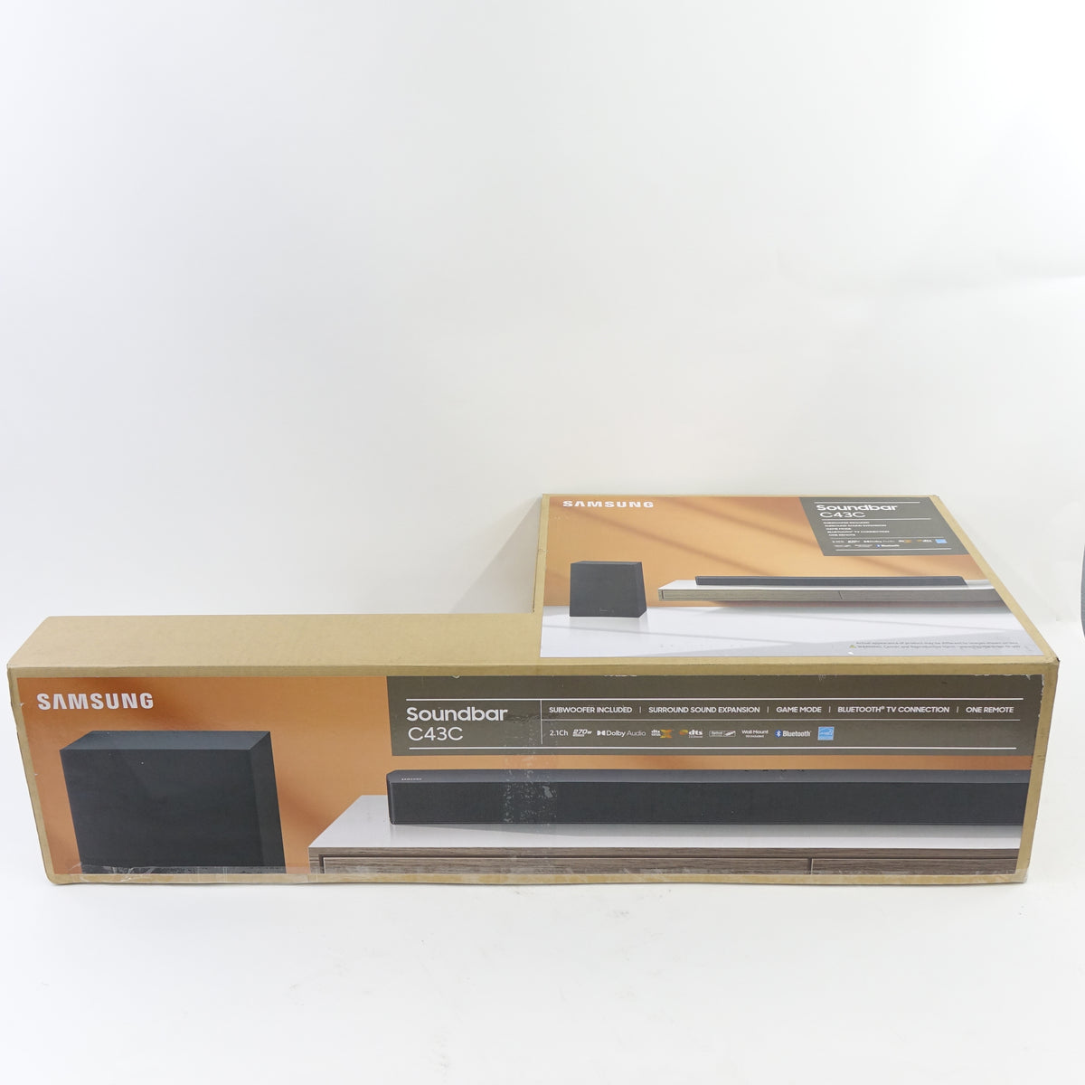 Samsung HW-C43C/ZA 2.1 ch DTS VirtualX Soundbar 270-Watts w Subwoofer - HW-C43C