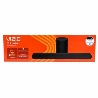 VIZIO 2.1 Soundbar Wireless Subwoofer w/Dolby Atmos Bluetooth Speaker Black
